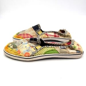 Keds Shoes Women's 8.5 Multicolored Patchwork Slip On Flats